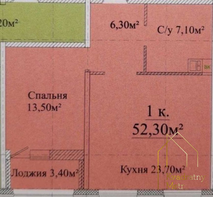 2-ком квартира в ЖК «Альтаир 3»! 54 м²! 13-й этаж! Таирово! — снимка 1