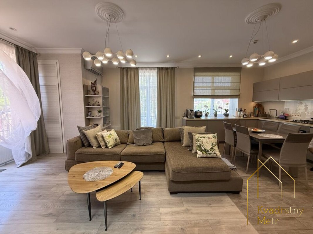 Пентхаус 177 м² у моря с террасой | Авторский ремонт | 2 уровня — фото 4
