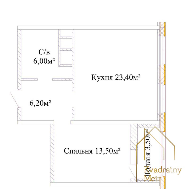 Sky City от Будова — 52 кв.м.для воплощения ваших идей! — фото 6