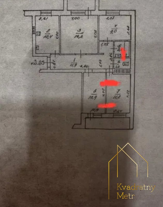 Продам 3 ком. квартиру на Академика Королева! — фото 12