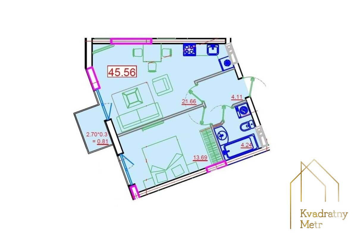 Продам 1 ком. просторную квартиру в ЖК ITOWN! — photo 3