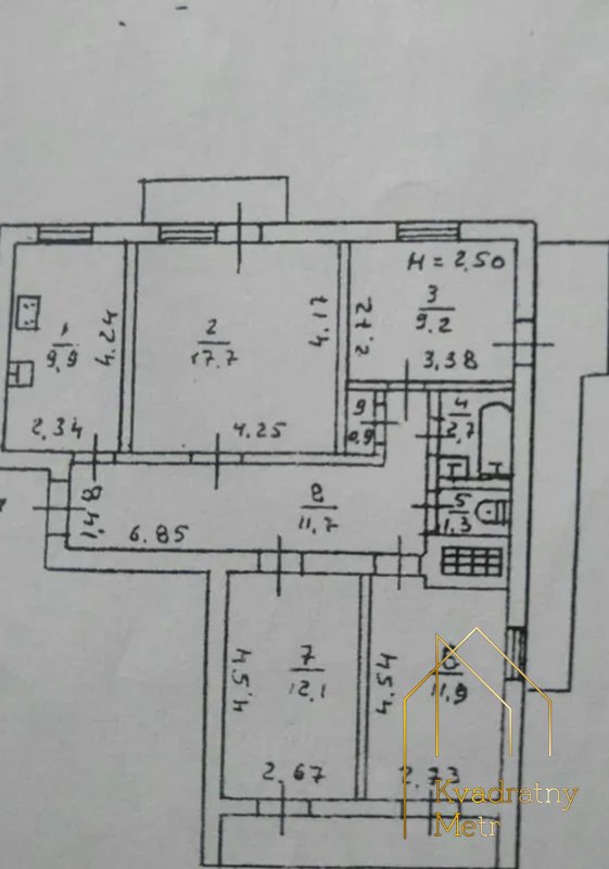 ПРОДАМ 4 ком. квартиру на 7 ст. Б. Фонтана! ГАЗ! — фото 15
